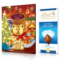 Vianočný set Adventný kalendár Medvedík pre deti, mliečna čokoláda