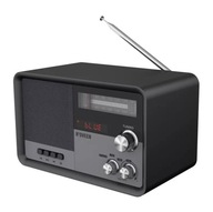 Čierne prenosné rádio Noveen PR950