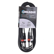 CABLE4ME 2 x mono jack 6,3 mm 2 x mono jack 6,3 3 m CABLE4ME 2 x mono jack 6,3 mm 2 x mono jack 6,3 3 m