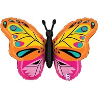 Grabo Butterfly fóliový balón 76cm, balený Grabo Butterfly fóliový balón 76cm, balený