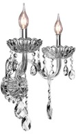 KRIŠTÁĽOVÁ LAMPA NÁSTENNÁ LAMPA GLAMOUR KRIŠTÁĽOVÉ SKLO 2 KRIŠTÁĽOVÁ LAMPA NÁSTENNÁ LAMPA GLAMOUR KRIŠTÁĽOVÉ SKLO 2