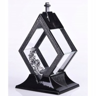 Diamantová ruža / čierna / 1 kus Diamantová ruža / čierna / 1 kus