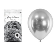STRIEBORNÉ BALÓNY LESKLÝ LESKLÝ PROM SVADOBNÉ NARODENINY 30cm 50 kusov STRIEBORNÉ BALÓNY LESKLÝ LESKLÝ PROM SVADOBNÉ NARODENINY 30cm 50 kusov