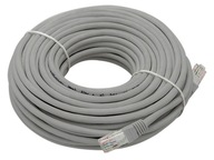 PATCHCORD UTP internetový kábel 30m sivý RJ45 PATCHCORD UTP internetový kábel 30m sivý RJ45