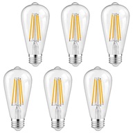 E27 LED žiarovka 8W 800lm=60W ST64 Dekoračná kvapka Teplé Savineo E27 LED žiarovka 8W 800lm=60W ST64 Dekoračná kvapka Teplé Savineo