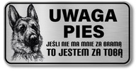 Znak pozornosti pes nemecký ovčiak Znak pozornosti pes nemecký ovčiak