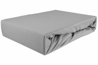 Džersej vypasovaná plachta 200x220 strieborná Džersej vypasovaná plachta 200x220 strieborná