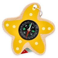 Detské hračky Drevený kompas Starfish Sfd