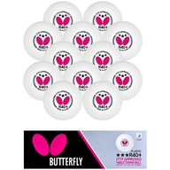 BUTTERFLY Loptičky na stolný tenis Ping Pong White*** 12 ks. BUTTERFLY Loptičky na stolný tenis Ping Pong White*** 12 ks.