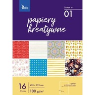 Zošit tvorivých papierov A3 100g. 16 listov KB031 Zošit tvorivých papierov A3 100g. 16 listov KB031
