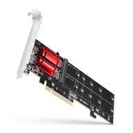 PCEM2-ND PCIe x 8 radič, 2x M.2 slot,&