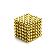 Magnetické guľôčky 5 mm veľké 216 ks Žlté Magnetické guľôčky 5 mm veľké 216 ks Žlté