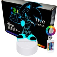 Nočná LED lampa Sonic Sonik 3D LAMP Nočná LED lampa Sonic Sonik 3D LAMP