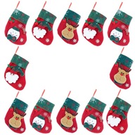 12ks Vianočné darčekové vrecúško Xmas Candy Pouch Santa St 12ks Vianočné darčekové vrecúško Xmas Candy Pouch Santa St