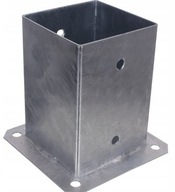 Skrutkovaná základňa stĺpa, kotviaca konzola 120x120 Skrutkovaná základňa stĺpa, kotviaca konzola 120x120