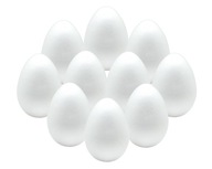 Vajcia Vajcia Vajcia Polystyrénové vajce 9 cm 10 ks