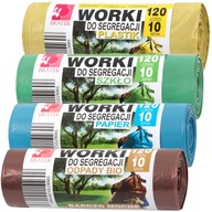 Segregačné vrecia PAPIER SKLO BIO PLAST 120L Segregačné vrecia PAPIER SKLO BIO PLAST 120L