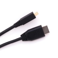 Oficiálny microHDMI - HDMI kábel pre Raspberry Pi 1m (čierny)