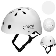 PRILBA NA DETSKÚ KOLOBEŽKU - MoMi MIMI MAT BIELA - ABS EPS 48-55cm PRILBA NA DETSKÚ KOLOBEŽKU - MoMi MIMI MAT BIELA - ABS EPS 48-55cm