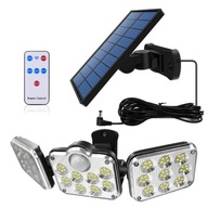 SOLAR LAMPA SÚMRAK SNÍMAČ POHYBU 138LED+DIAĽK SOLAR LAMPA SÚMRAK SNÍMAČ POHYBU 138LED+DIAĽK