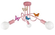 Závesná lampa EDISON 3 BUTTERFLY - pastel RUŽOVÁ Závesná lampa EDISON 3 BUTTERFLY - pastel RUŽOVÁ