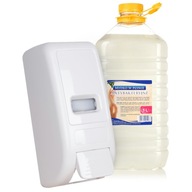 Set - Nástenný dávkovač 1L + Tekuté mydlo 5L Set - Nástenný dávkovač 1L + Tekuté mydlo 5L