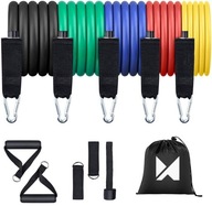 Cvičebný expander, posilňovacie gumy + SET doplnkov Cvičebný expander, posilňovacie gumy + SET doplnkov