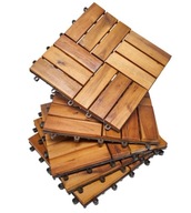 Záhradný terasový obklad 5ks 30x30cm akácia dre Záhradný terasový obklad 5ks 30x30cm akácia dre