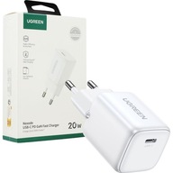 Ugreen 20W USB-C PD QC 4.0 kompaktná GaN nabíjačka, Ugreen 20W USB-C PD QC 4.0 kompaktná GaN nabíjačka,