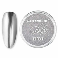 Jemný perleťový prach na zdobenie nechtov sklenené SILVER Jemný perleťový prach na zdobenie nechtov sklenené SILVER