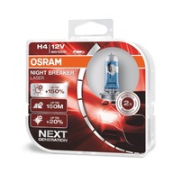 OSRAM NIGHT BREAKER LASER ŽIAROVKY +150% H4 12V DUOBOX OSRAM NIGHT BREAKER LASER ŽIAROVKY +150% H4 12V DUOBOX