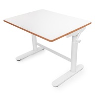 Ručne nastaviteľný detský písací stôl biely Spacetronik XD