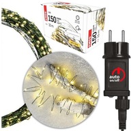 VIANOČNÉ SVIETIDLÁ DRÔTOVÉ diódy NITE SLZY TEPLÉ SVETLO 15M 150 LED + ČASOVAČ VIANOČNÉ SVIETIDLÁ DRÔTOVÉ diódy NITE SLZY TEPLÉ SVETLO 15M 150 LED + ČASOVAČ