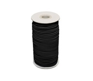 Guma okrúhla, spletená gumová šnúrka 10 mm, čierna 5 m Guma okrúhla, spletená gumová šnúrka 10 mm, čierna 5 m
