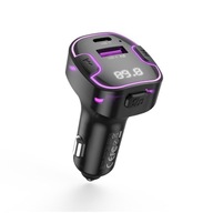 XO FM TRANSMITER BCC12 BLUETOOTH MP3 nabíjačka do auta 3.1A ČIERNA XO FM TRANSMITER BCC12 BLUETOOTH MP3 nabíjačka do auta 3.1A ČIERNA