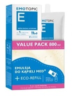 EMOTOPIC Set Med+ kúpeľová emulzia 400ml + Eco-Refill 400ml