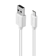 Kábel MicroUSB(M)-USB Type-A(M) CB1011W 1m Kábel MicroUSB(M)-USB Type-A(M) CB1011W 1m