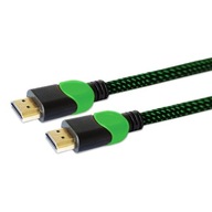 Kábel HDMI 2.0 určený pre XBOX, zelený a čierny