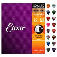 Struny na akustickú gitaru Elixir 12-53 | 16052 Struny na akustickú gitaru Elixir 12-53 | 16052