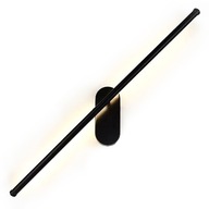 Kúpeľňová lampa LED nástenná lampa nad zrkadlom čierna Kúpeľňová lampa LED nástenná lampa nad zrkadlom čierna