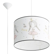 Závesná lampa PRINCESS 40 princezná ružová LED