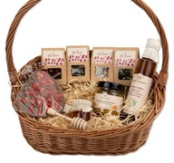 Darčekový kôš, čajová súprava, čokoládový sirup, iné Darčekový kôš, čajová súprava, čokoládový sirup, iné