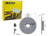 TEXTAR ZADNÉ BRZDOVÉ KOTÚČE 92145903