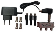 DVB-T2 4k H.265 3rozdeľovač TV signálu + konektory DVB-T2 4k H.265 3rozdeľovač TV signálu + konektory
