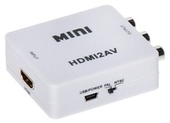 HDMI/AV HDMI na CVBS + audio prevodník