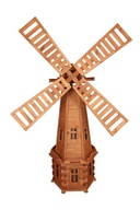 Záhradné veterné mlyny Drevený veterný mlyn 235cm, 3 druhy