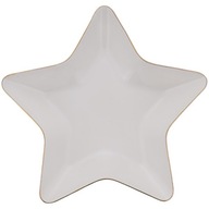 MISKA VEĽKÁ BIELY TANIER HVIEZDA 30 cm ZLATÁ RANT MISKA VEĽKÁ BIELY TANIER HVIEZDA 30 cm ZLATÁ RANT