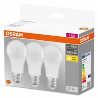 OSRAM LED žiarovky E27 13W = 100W 2700K 1521 lm x3 OSRAM LED žiarovky E27 13W = 100W 2700K 1521 lm x3