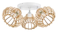 LAMP stropný stropný luster Loft Wood pohyblivý 3 LAMP stropný stropný luster Loft Wood pohyblivý 3
