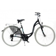 Mestský bicykel 28 \ '\' Maxim MC 1.6.24 čierny rám18 \ '\'